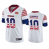 Nike 49ers 10 Jimmy Garoppolo White USA Flag Fashion Limited Jersey Dyin,baseball caps,new era cap wholesale,wholesale hats